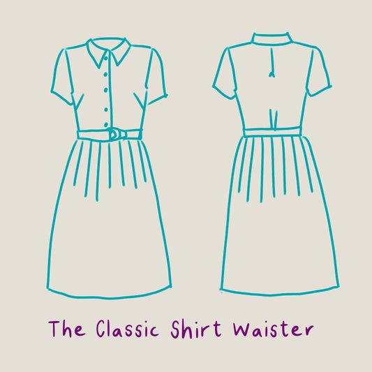 SHIRT DRESS DRAFT-ALONG Monday 27th October 6.30-8.30pm UK TIME