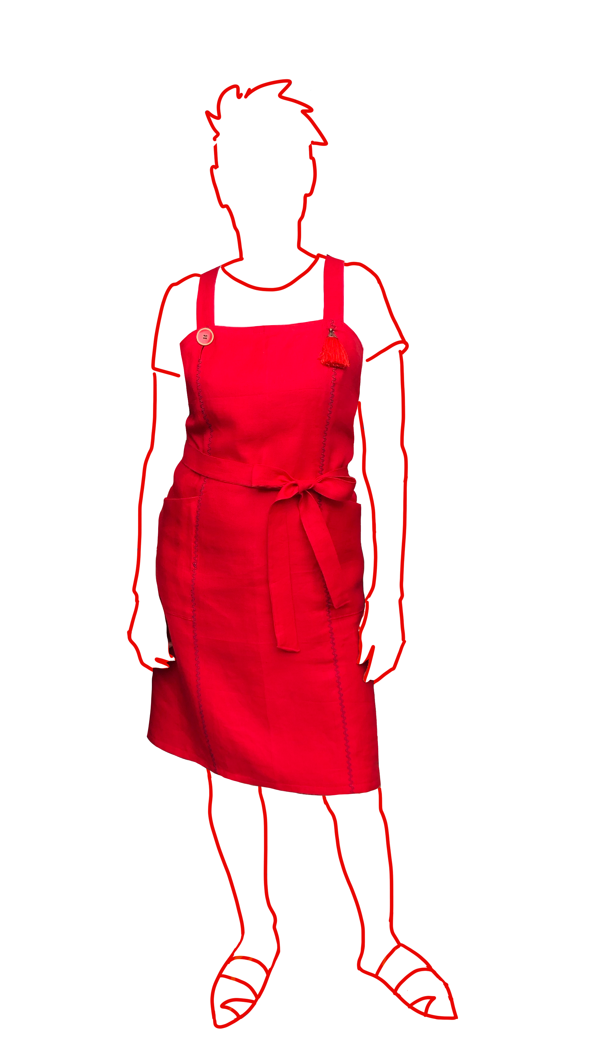 Adele Apron Dress – Alice & Co Patterns