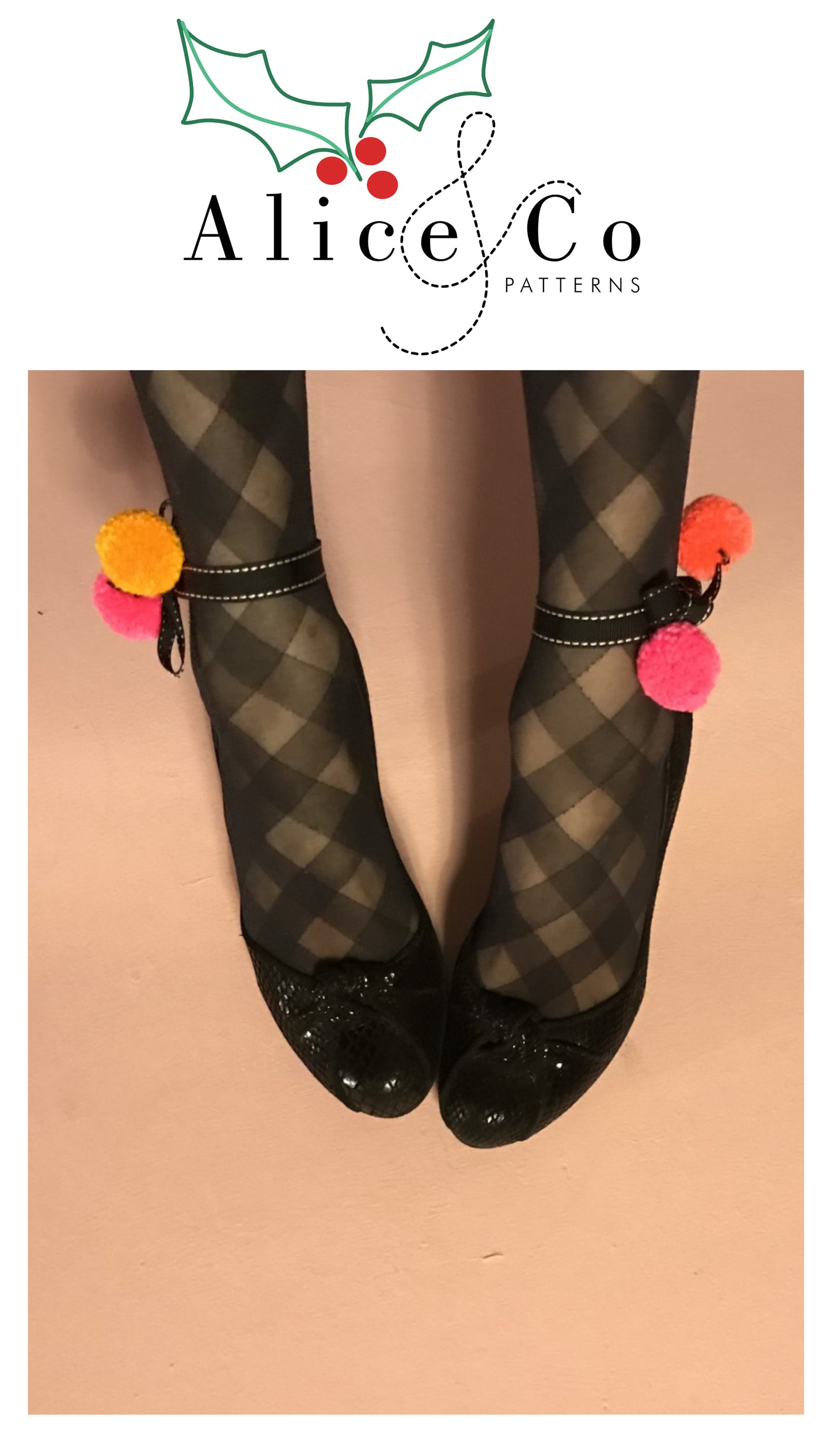 Alice & Co Advent Day 8: Pom Pom Ankle Strap