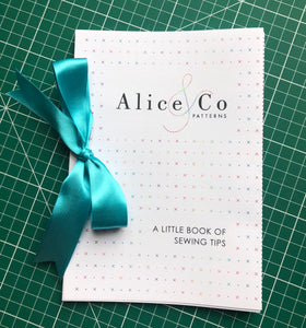 A LITTLE BOOK OF SEWING TIPS IS HERE!