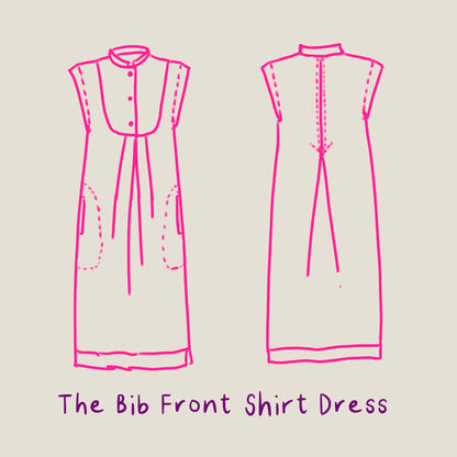 SHIRT DRESS DRAFT-ALONG Monday 27th October 6.30-8.30pm UK TIME