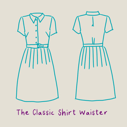 SHIRT DRESS DRAFT-ALONG Monday 27th October 6.30-8.30pm UK TIME