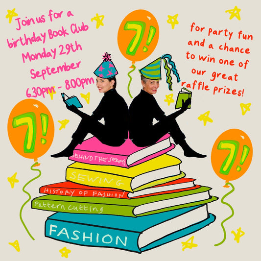 BIRTHDAY BOOK CLUB! WE ARE 7! Monday 29th September 6.30-8pm UK TIME