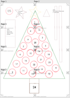 PATTERN: Christmas Tree Advent Calendar